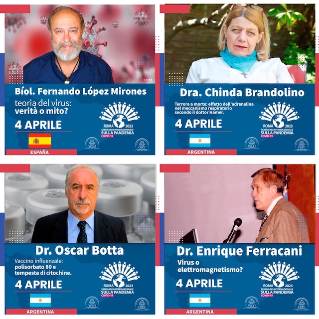 omv_la's tweet photo. Inscripción gratuita: seminariomondialesullapandemia@gmail.com, indicando: 📷Nombre y Apellido 📷Ciudad 📷País 📷Correo electrónico 📷Móvil  📷 Conoce a los organizadores 📷  Angelo Giorgianni  https://t.co/GHVt5IfFej https://t.co/oigBL2TpE1
