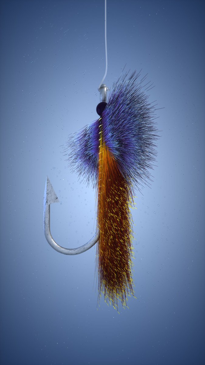 [23-04-03] - Caddisfly
Download free C4D (Octane) Project File here: studio-xs.com/230403
.
.
.

#studioxs #cesareperniola #fly #fur #fish #hook #scatter #octanerender #cinema4d #C4D #worldcreator #mdcommunity #mgcollective #c4dart #3dart #digitalart #3drender #scifi