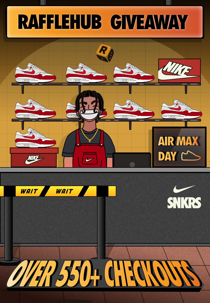 With that being said, who's ready for a #Giveaway🧐

In terms of celebrating users' W on Air Max Day, one lucky winner will win a pair of Air Max 1 in his/her size🤩

To enter:
Follow <a href="/rafflehub_io/">RaffleHub</a>
Like + RT 
Tag three friends in the comment 

Peace out✌️