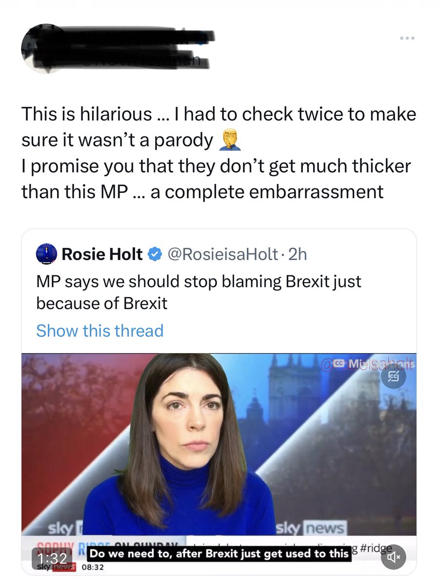 Although it’s hurtful to be called “a complete embarrassment” I’m really glad people are properly checking to see that I’m clearly not a parody.