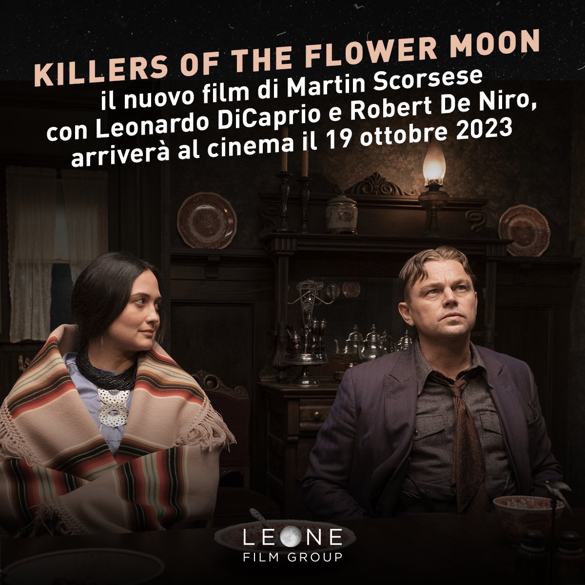 Una bella notizia per trasformare questo ennesimo lunedì, non credete? 😍

#KillersOfTheFlowerMoon, il nuovo #film di #MartinScorsese con #LeonardoDiCaprio e #RobertDeNiro sarà al #cinema dal 19 ottobre! 🎬