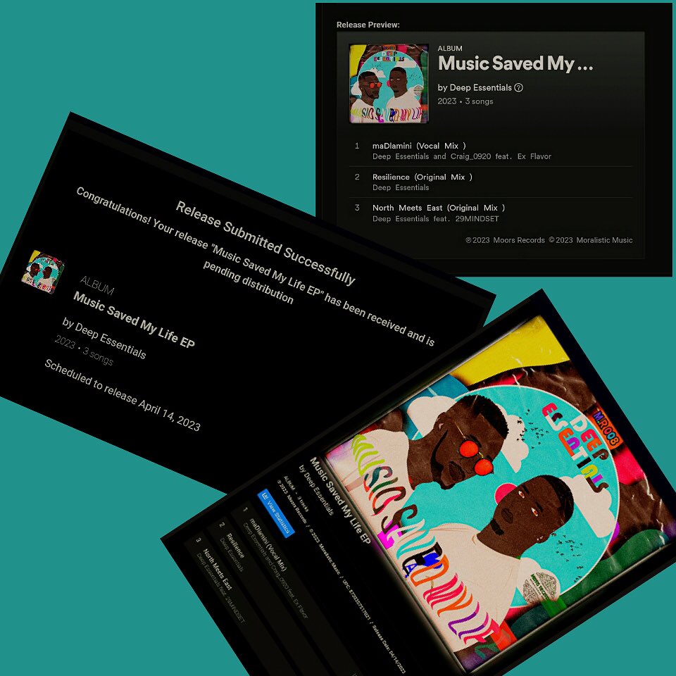 MoorsRecords's tweet photo. Greeting.📡🌍

We feel so honoured to Announce Our Second Release which is a real suprise 🚨 Here's Our Official Release Date!!🚨 by the Amazing and Talented South African Deep House/Afro House Record Producing Duo @deepessentials1 where they featured our Amazing and https://t.co/Qtrv4x9L0g