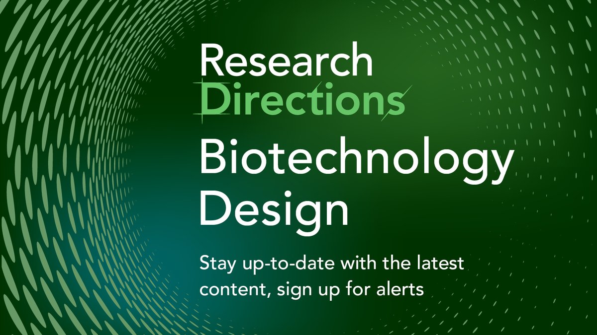 CUP_RDirections's tweet photo. 🟢 Q: Want to stay up-to-date with the latest research questions and content from Research Directions Biotechnology Design?
➡️Simply sign up to alerts here: https://t.co/zsDzbksjEj
#RDBiotechnologyDesign #ResearchDirections #biotech #biotechnology #bioengineering https://t.co/G4E2yjJgMz