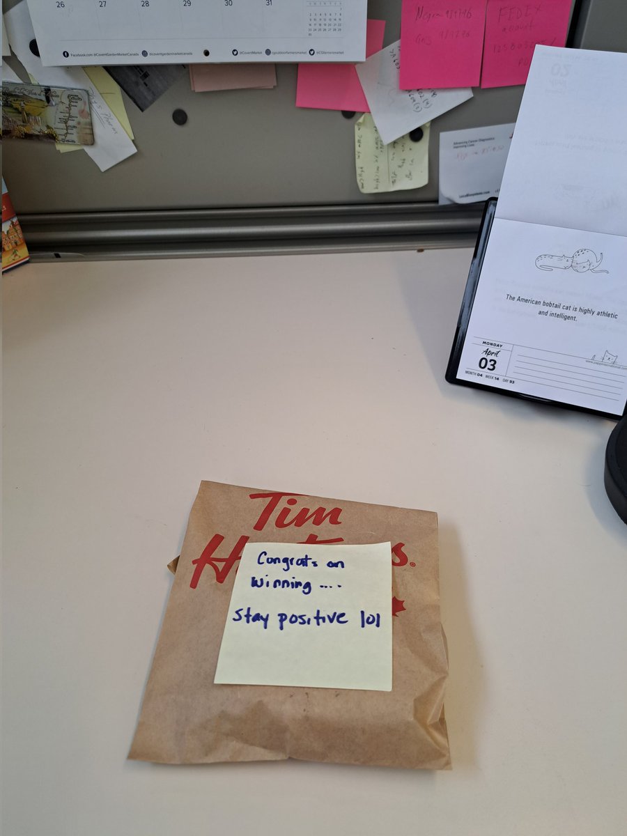 mpenaort's tweet photo. The best way to start the week is getting paid a donut bet.
#upandatom https://t.co/luRoVqywEU