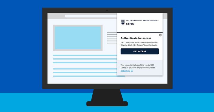 ubclibrary's tweet photo. Access #UBCLibrary subscriptions from anywhere on the web with the Library Access browser extension. Learn more: https://t.co/oCKrqeaZHM https://t.co/YcftzELxKT