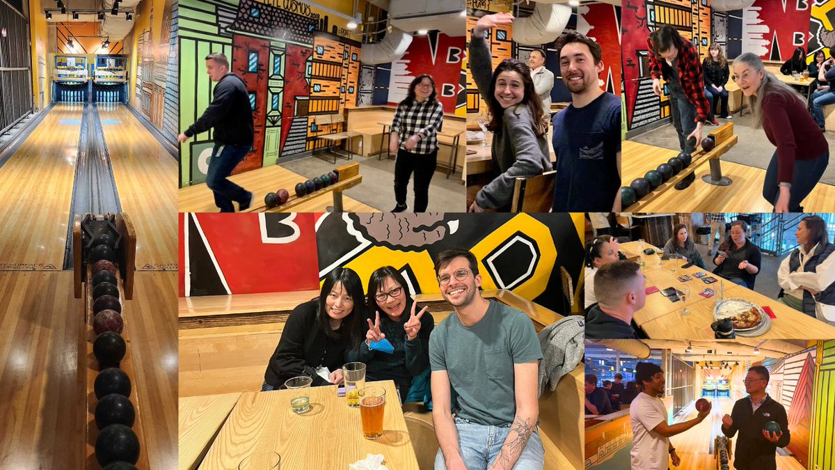 AscidianTx's tweet photo. #TeamAscidian was on a roll last week celebrating our company's anniversary with a bit of #Boston flair! 🎂🎳 Now, it's back to work as we take aim to advance our #ExonEditing therapies for patients. https://t.co/bPKdahZbGn
