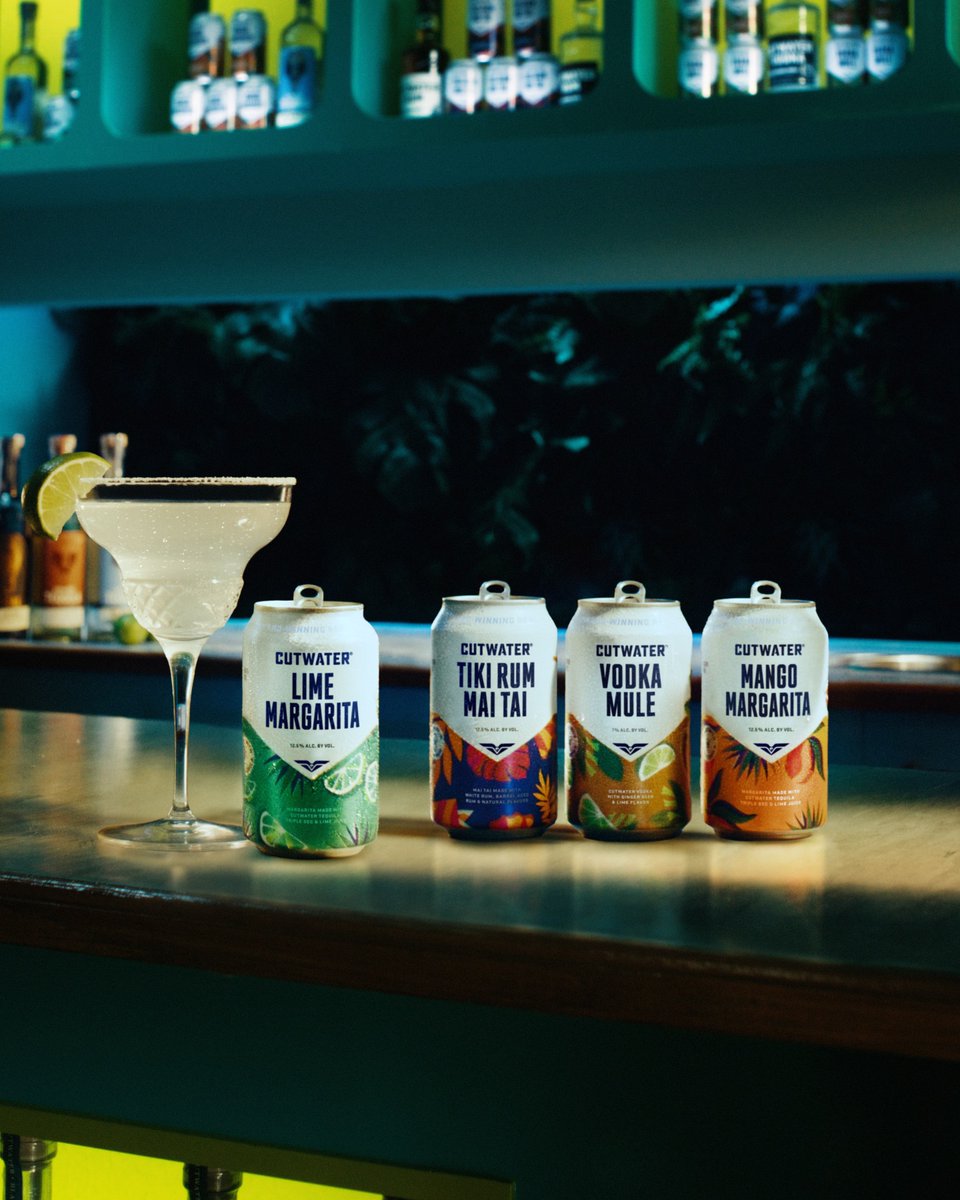 ABofKC's tweet photo. Why not start your Monday with a celebration? It’s #WorldPartyDay, and we’re enjoying @cutwaterspirits award-winning canned cocktails! #cutwater #cutwaterspirits #cannedcocktails #cocktails #worldpartyday https://t.co/F6ZbSl2FTO