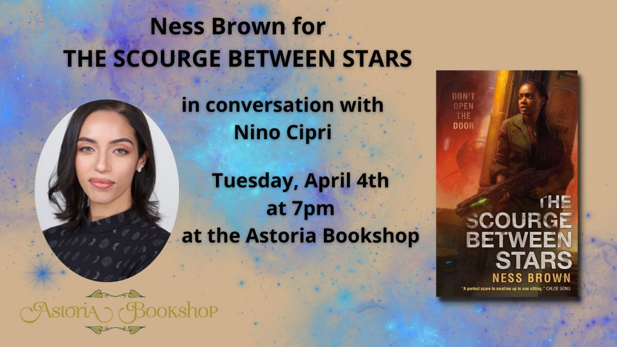 astoriabookshop's tweet photo. Join us for our last events on 31st Street! Sci-fi horror with @nessthenovelist, a celebration of National Poetry Month with @MRBellen &amp; Paolo Javier, short stories with @Yrdefender1909, and the Storytelling Show with @dtlawson - https://t.co/KWYojp2TMb https://t.co/n7cp1vVddv
