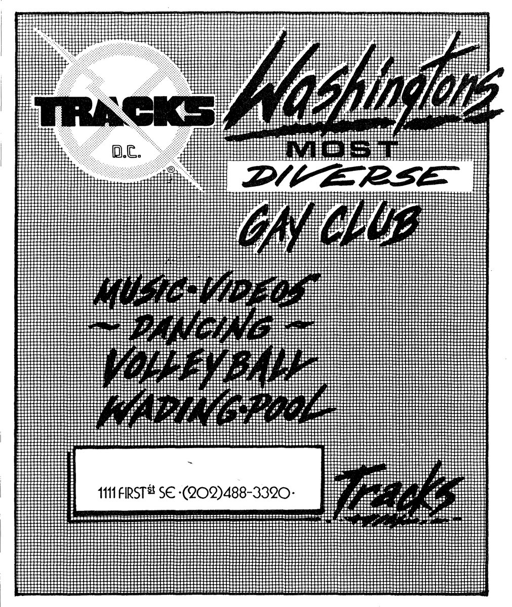 Vintage Gay on Twitter "Tracks, Washington DC, 1986."