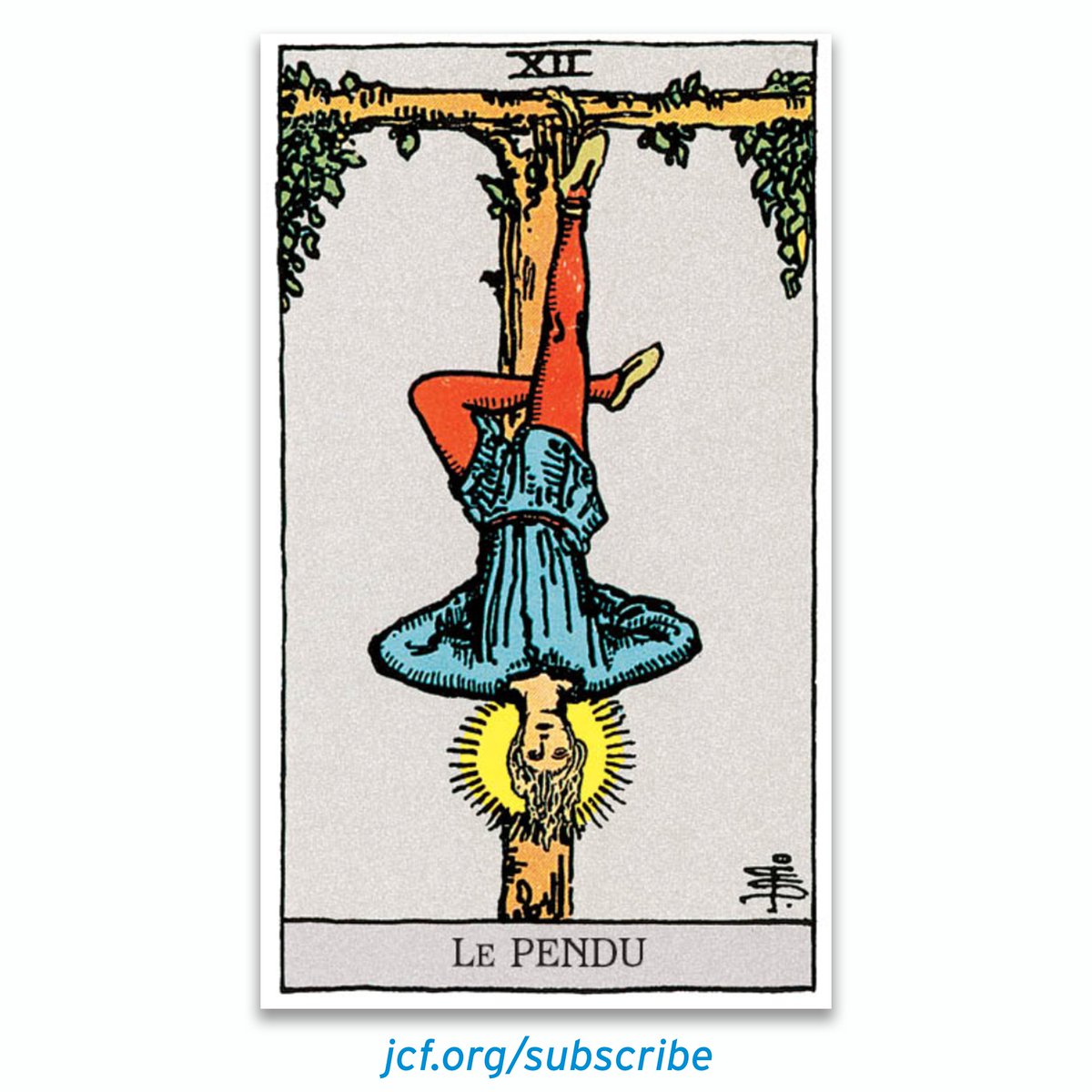 jcf_org's tweet photo. Lejla Panjeta contributes this week's MythBlast, "The Hanged Man: Patience in Being Stuck".
https://t.co/r39meqnECp
#myth #josephcampbell #mythblast #jcf #mythology #josephcampbellfoundation #followyourbliss #tarot #lependu https://t.co/eJsc3NcRDz