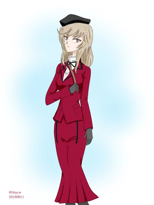千代さんおめでとうございます～(再掲絵)#島田千代生誕祭2023#島田千代生誕祭 