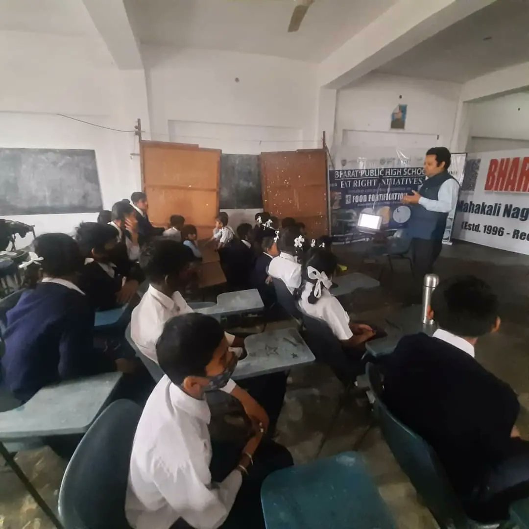 EatRight_Jammu's tweet photo. Under Eat Right Initiatives, Bharat Public School, Satwari, Jammu organized voluntary workshop on #FoodFortification awareness today. 
#eatrightjammu #eatrightchallenge #eatrightindia #jammusmartcitylimited #jammu #fssai #healthyeating #healthyindia #swasthabharat #FortifiedFood https://t.co/u7uDhewAVR