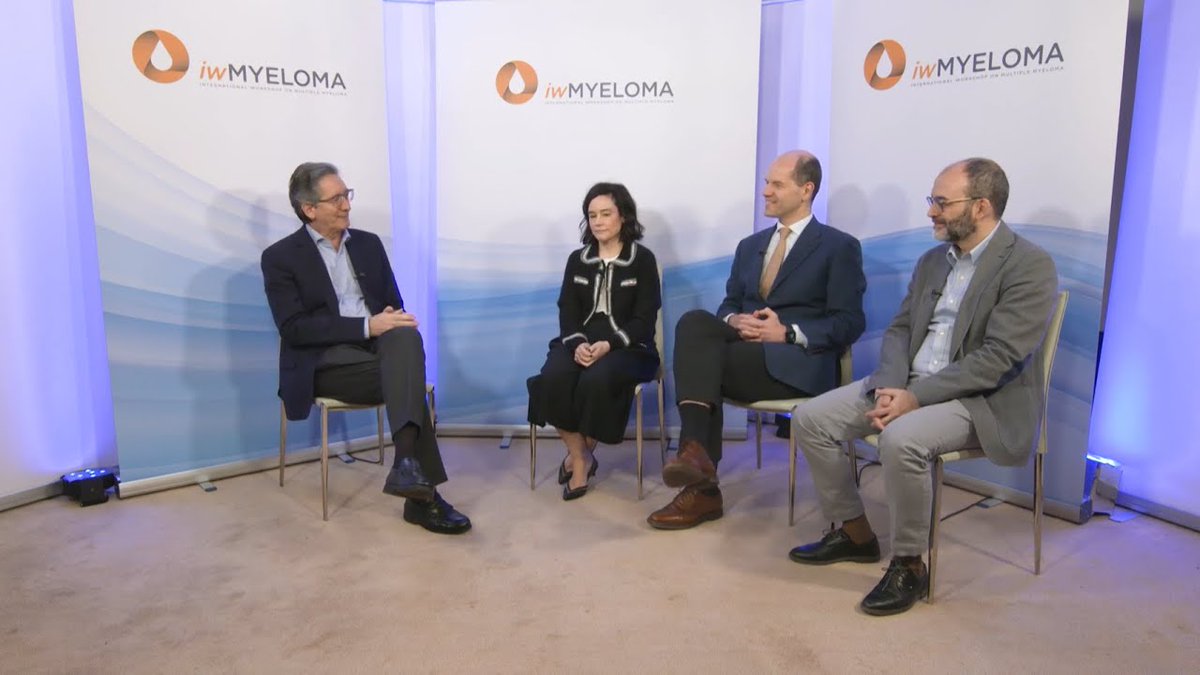 Mira este debate exclusivo grabado en #iwMyeloma23 entre Jesús San Miguel, @paurotero, @fdezdelarrea y @OcioEnrique sobre los últimos avances en #mieloma.

👉ow.ly/MJ8F50NyTsK👈

#HemOnc #MielomaMúltiple #MMsm #ImmunoOnc #tcellrx #CART