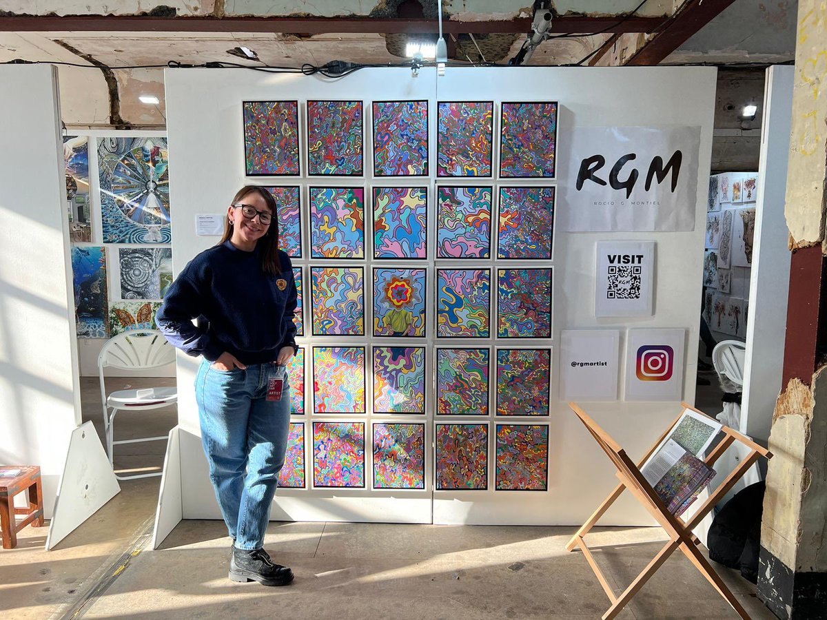 Embamexru's tweet photo. 🇲🇽 #Mexico was very well represented this weekend at @THEHOLYART1 Fair @OxoTowerWharf 🇬🇧, with the participating works of talented 📸photographer @AndreaBasteris  and painter 🎨Rocío G Montiel. 

Felicidades!! #OrgulloMexicano @IME_SRE @DiplomaciaPubl https://t.co/1Tk5xRmLkE