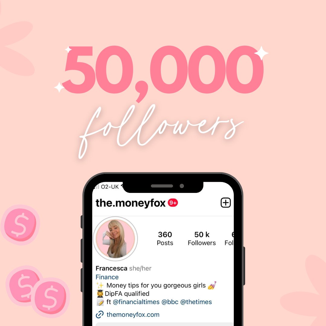 themoneyfox's tweet photo. Can't believe I hit 50k on Instagram!

I felt like I had hit a plateau for so long, but it took some planning &amp; strategy &amp; some cute designs 😉 to get me there!

Here's to the next 50k... https://t.co/OyeuNkhuDw