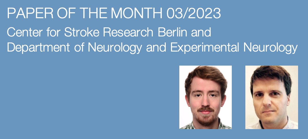 BerlinStroke's tweet photo. Congrats to P. Müller &amp; C. Meisel! 🎉Spatial and temporal correlations in human cortex are inherently linked and predicted by functional hierarchy, vigilance state as well as antiepileptic drug load" published in @PLOSCompBiol was elected #paperofthemonth March 2023! 🙌 https://t.co/YeqcJsjFFR