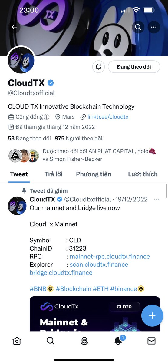 JennyHoangYen01's tweet image. #anphatcapital #cloudtx my Telegram is @Jennyhoangyen