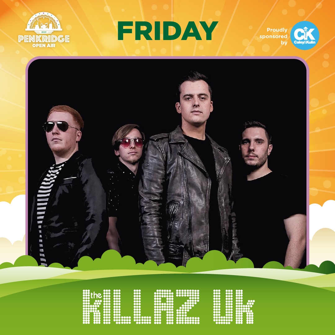 Penkridge Open Air Events (@penkopenair) on Twitter photo "Somebody Told Me" you need to check out <a href="/thekillazuk/">The Killaz UK</a> performing on the Friday night at #penkridgeopenair2023
Tickets: l8r.it/egZg
#musicfestival #livemusic #thekillars #thekillazuk #killerstribute #penkridge #stafford #wolverhampton #westmidlands "Somebody Told Me" you need to check out <a href="/thekillazuk/">The Killaz UK</a> performing on the Friday night at #penkridgeopenair2023
Tickets: l8r.it/egZg
#musicfestival #livemusic #thekillars #thekillazuk #killerstribute #penkridge #stafford #wolverhampton #westmidlands