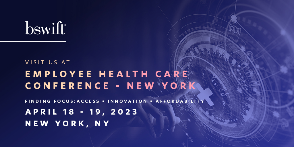 bswiftbenefits's tweet image. Exciting news! We’re headed to @Conferenceboard&apos;s Employee Health Care Conference in NYC, April 18-19! Swing by booth #26 on the 6th floor foyer to say hi and learn more about our innovative benefits solutions. Can&apos;t wait to see you there! bit.ly/42ZfIQF

#TCBEHC