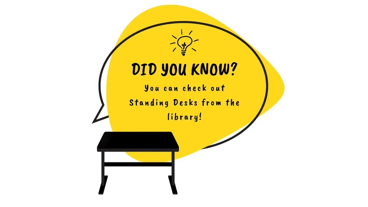 FSUMedLibrary's tweet image. Did you know you can check out standing desks from #MaguireMedLibrary? Visit the library office to check one out!

See our FAQ on how to set them up: buff.ly/38WtdcM 
#FSUMedLibrary #FSUCoM #MedSchool #FSU