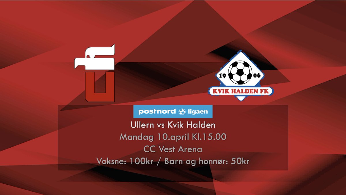 UllernFotball's tweet photo. MSA: En uke igjen folkens - @KvikHaldenFK (send oss gjerne en bedre logo om dere har det), velkommen til Oslo vest og seriestart! Husk å være hjemme i god tid! #postnord #ektefotball #festivest #seriestart #runde1 #garciaibua #3poeng #hjemmefordel #godstart #sesongen2023 https://t.co/TdqxVfnhGo