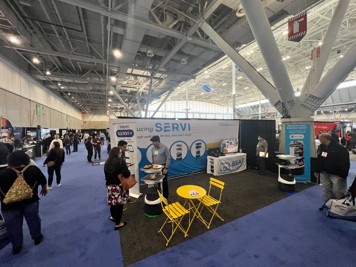 bearrobotics's tweet photo. Come visit us at the @NEFoodShow 2023 and discover Bear Robotics' hospitality services! We're situated at main booth #205 and booth #434 inside the @TriMarkUSA booth. Don't miss the chance to visit us!
#BearRobotics #robot #ServiPlus #hospitality #restaurante #NEFoodShow https://t.co/wqV0H2w6rM