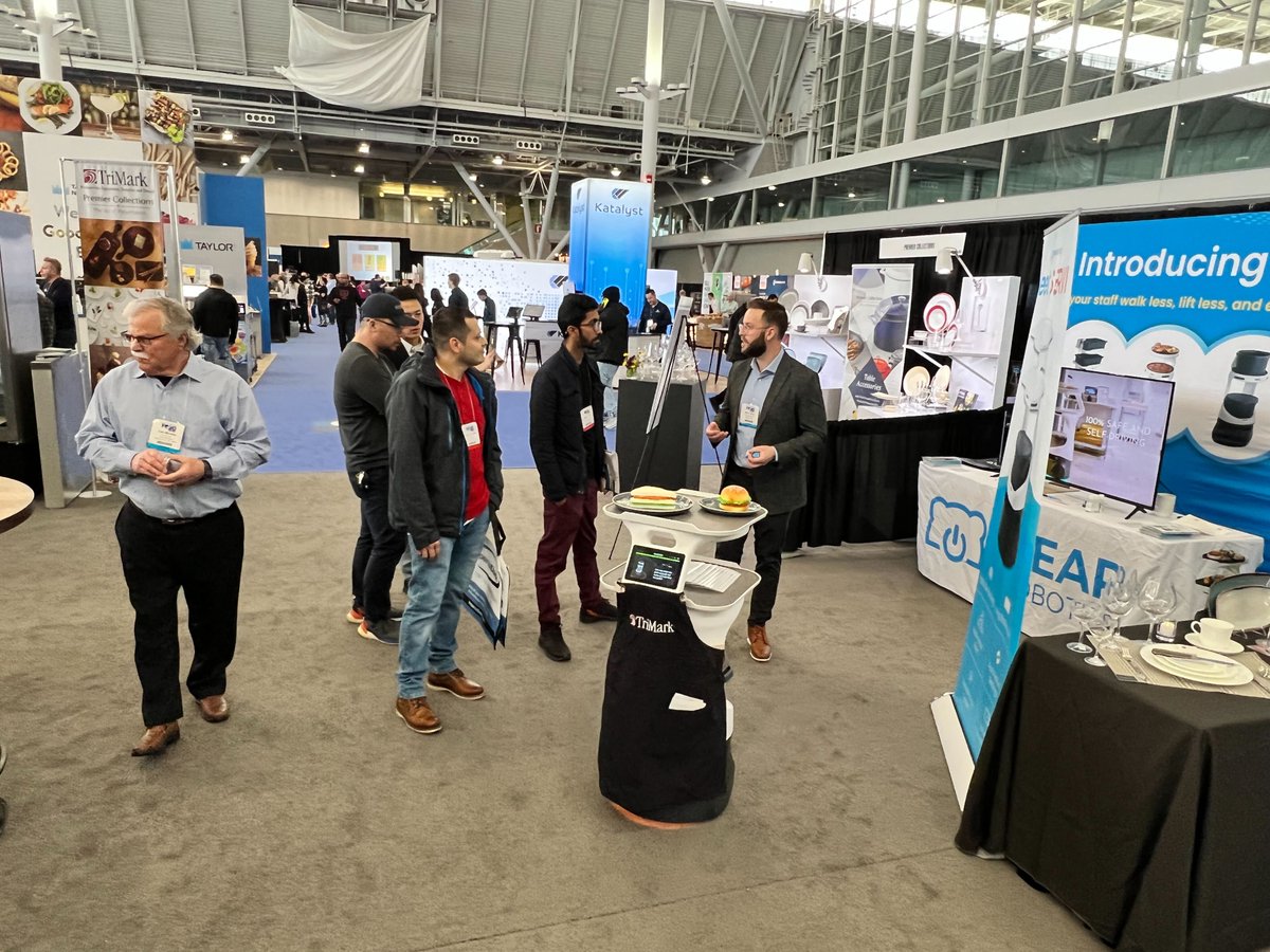 bearrobotics's tweet photo. Come visit us at the @NEFoodShow 2023 and discover Bear Robotics' hospitality services! We're situated at main booth #205 and booth #434 inside the @TriMarkUSA booth. Don't miss the chance to visit us!
#BearRobotics #robot #ServiPlus #hospitality #restaurante #NEFoodShow https://t.co/wqV0H2w6rM