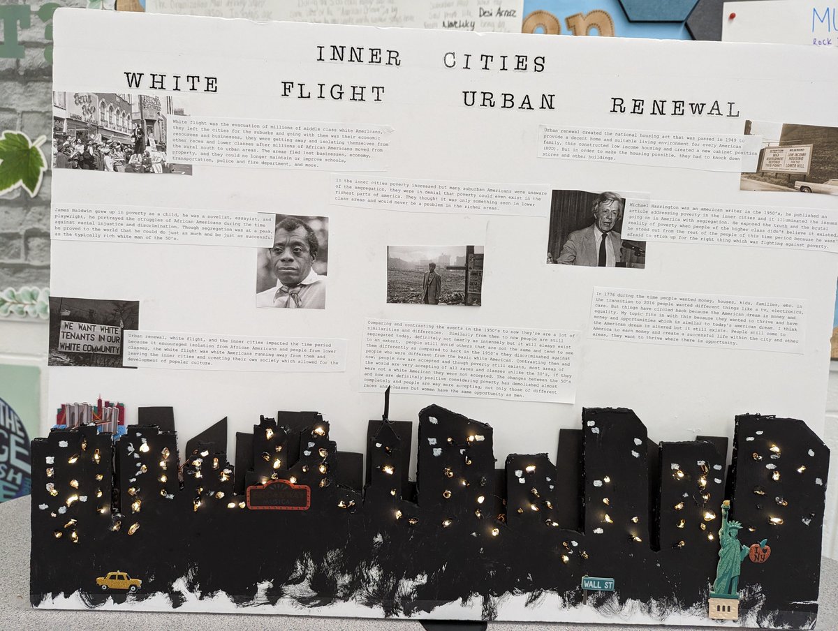 Just some 1950s Culture Projects looking amazing! #pthspantherpride <a href="/MrJBermudez/">James E. Bermudez</a> @RichHayzler