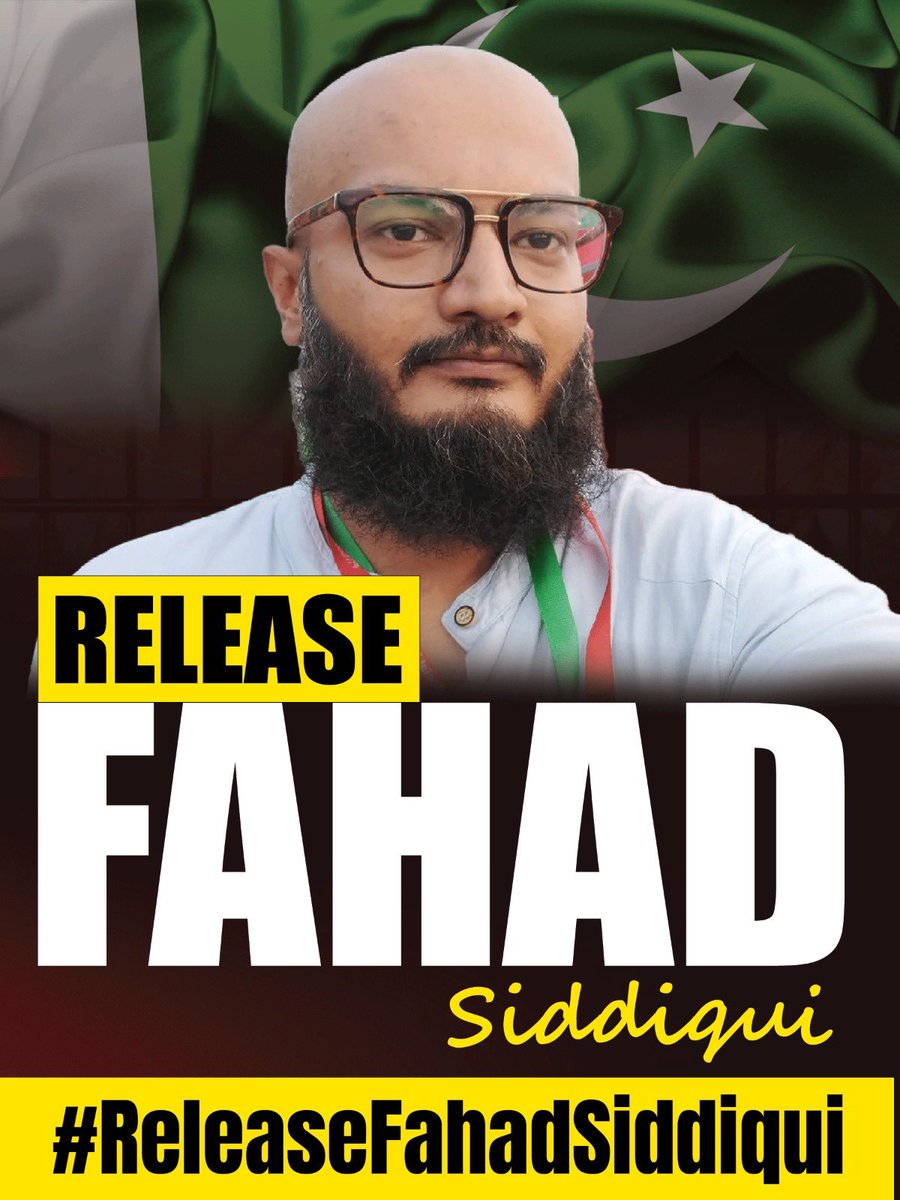 PTI_KHI's tweet image. فہد صدیقی اور مدثر رحمان کی جبری گمشدگی کو آج ساتواں روز ہے۔ ماہ رمضان میں آئی اس شدید ناگہانی تکلیف کے سبب ان کے اہل خانہ شدید اضطراب میں ہیں۔ سلمان خان کی گمشدگی کو تیسرا دن ہے۔ 
#ReleaseFahadSiddiqui
#ReleaseMudassirRehman
#ReleaseSalmanKhan