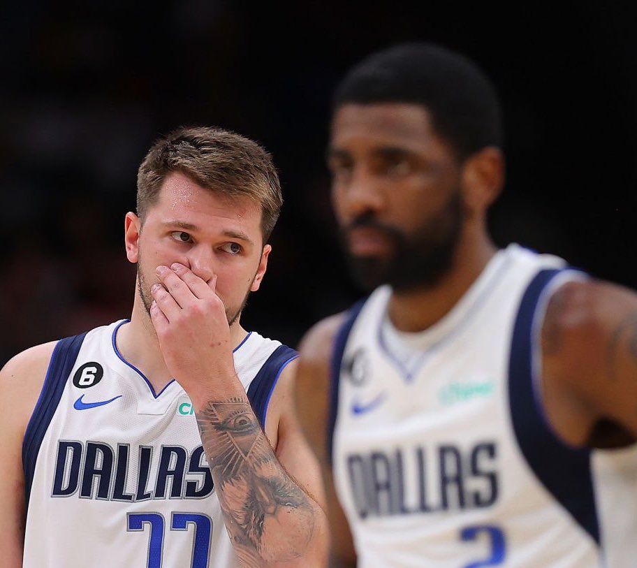 TheDunkCentral's tweet image. The Mavericks are ‘seriously considering’ shutting down Luka Doncic and Kyrie Irving to push for a top 10 pick, per @ShamsCharania

(h/t @RealGM)