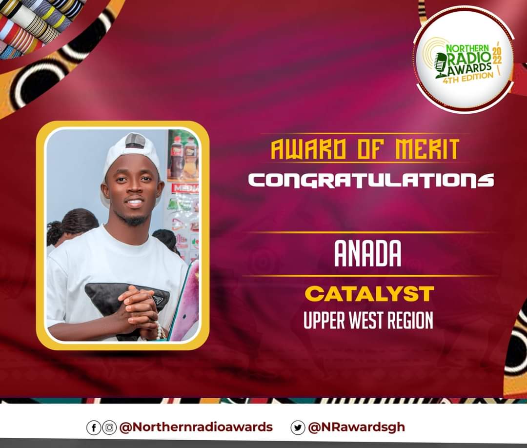 dj_anada's tweet photo. Alhamdulillah,what Allah can't do does not exist congratulations to us for winning Northernradioawards  Catalyst of the year Upper West Region🙏🏻. https://t.co/YeGeqnXxcP