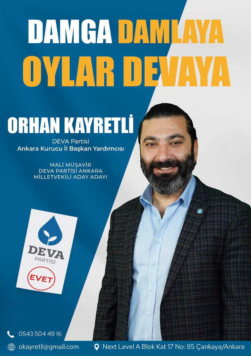 Damga damlaya, oylar devaya.
#HepimizinDevası
@alibabacan @devapartisi