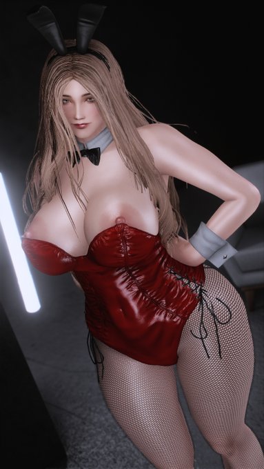 辰波先生のバニーを参考に😘 