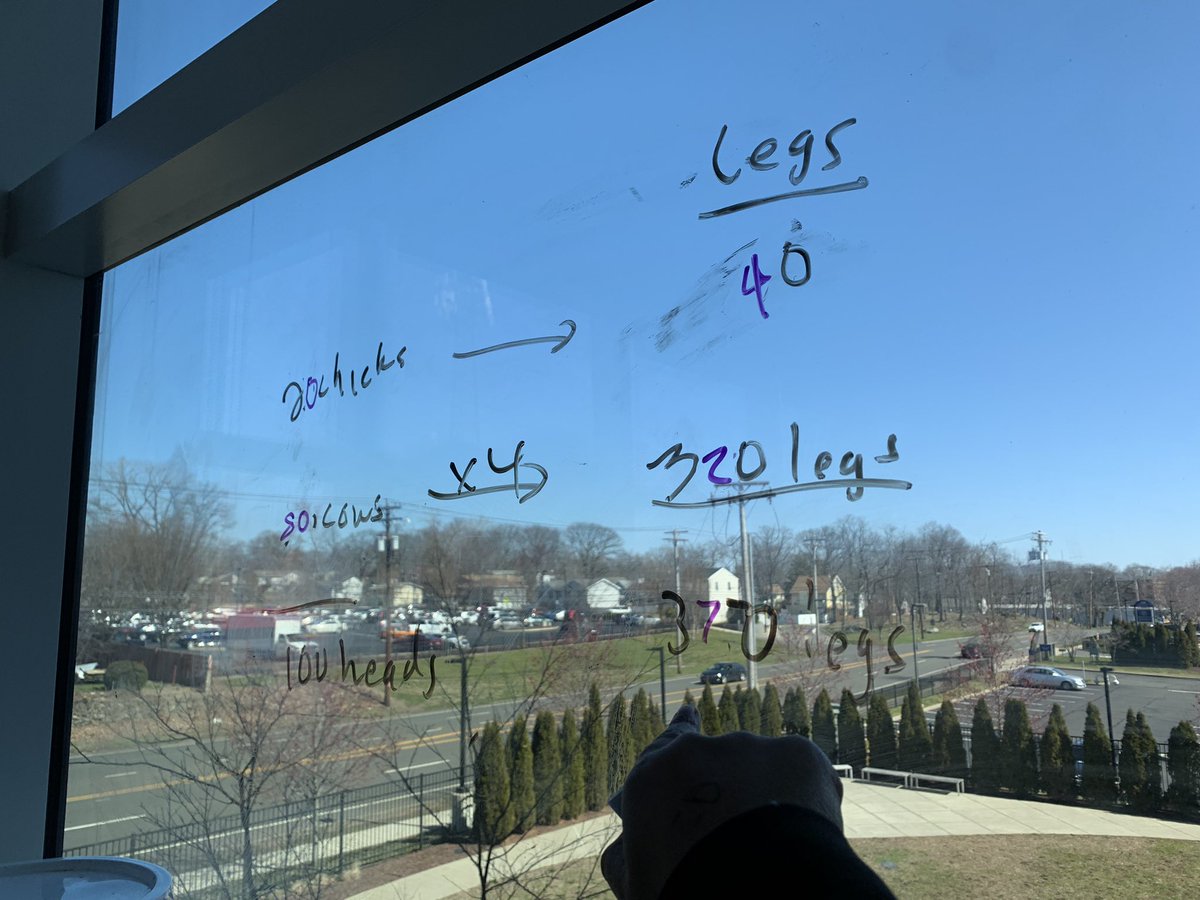 TimBrzezinski's tweet image. Every yr when my #algebra1 classes start to explore systems of EQ’s, we tackle puzzles like these. Doing lots of brainstorming, collaborative thinking, guessing &amp;amp; checking. 

Doing it in a #thinkingclassroom environment made it a million x better! 🙂 @pgliljedahl @esumstweet