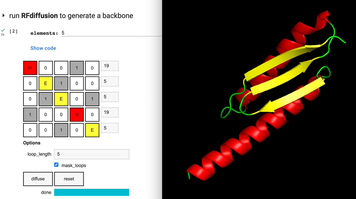 sokrypton's tweet photo. Weekend project: Use GPT4 to generate a GUI to control conditional fold generation of RFdiffusion 😎
https://t.co/8gsscwwR3i https://t.co/k0AYCoZcd9