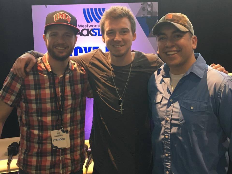 ThePaulKnight's tweet photo. “Can you believe we’re on the radio?🎵 “  
When we were young. 

@MorganWallen @Ransompalooza @CoyoteCountryLV https://t.co/lk95s8NS74