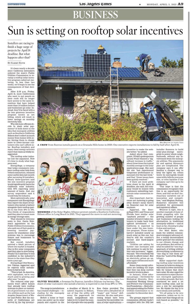 Sammy Roth on Twitter "Less than 2 weeks until California’s longtime