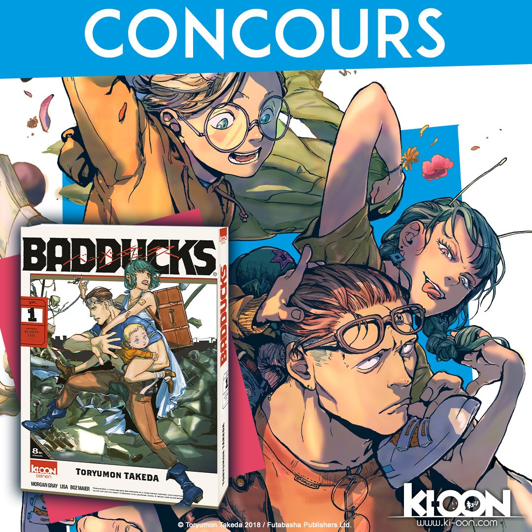 ki_oon_Editions's tweet photo. [ CONCOURS ] À l'occasion de la sortie du tome 1 de "Badducks", on met en jeu 2 exemplaires !

Pour participer :
RT + Follow @ki_oon_editions

TaS le 11 avril
2 gagnants https://t.co/7IzU7Zpyso