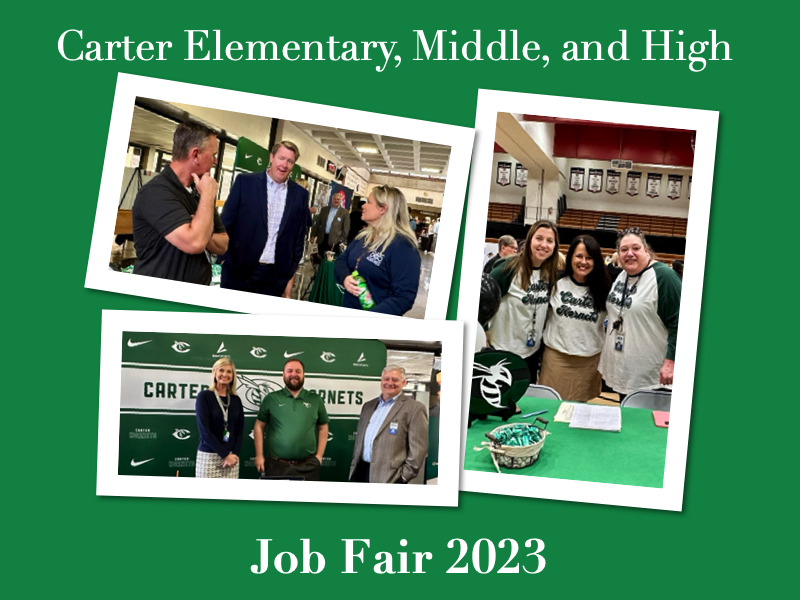 DebbieHilliard2's tweet image. The Carter schools making a difference at the 2023 Job Fair. @KnoxSchools #KCSRegion3 rocks!