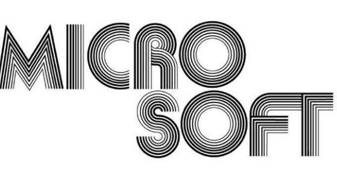 Old Microsoft logo.
