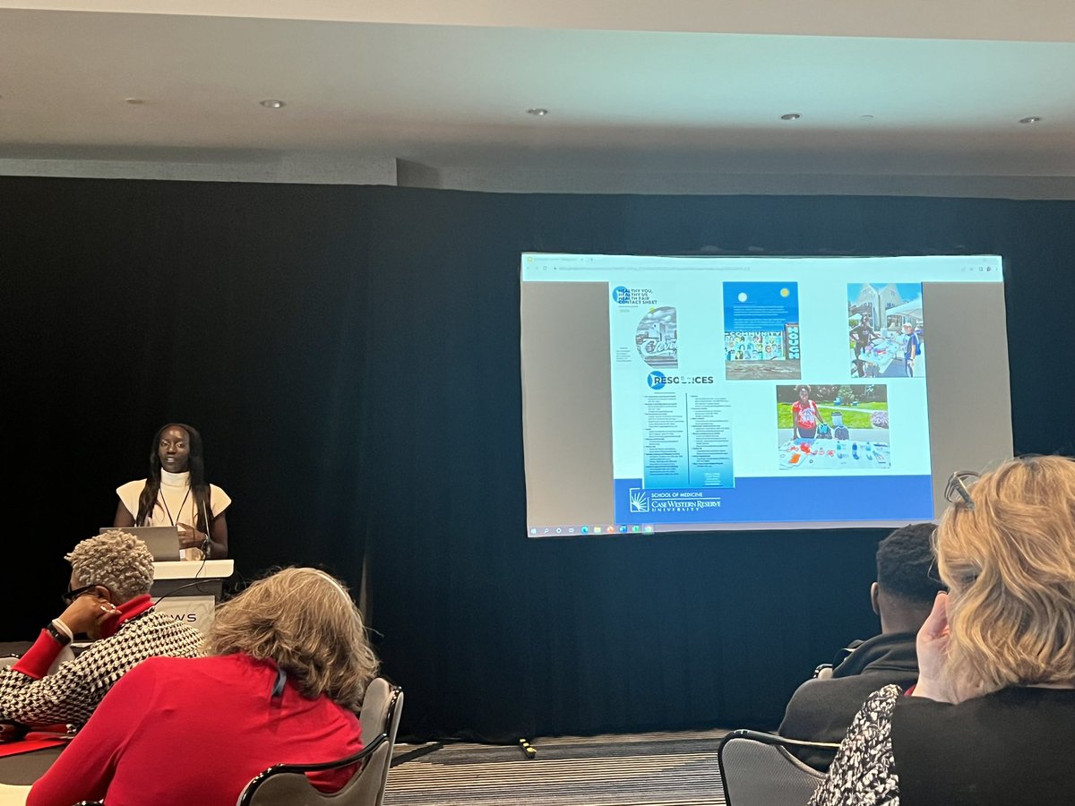 The_Sharpe_Med's tweet image. Ending a successful #AAMCinKC conference after presenting my first #MedEd panel with 3 women I really admire; on creating an inclusive medical school culture. And I was selected as the COSR student of the month.
I truly love all the work weโre doing @CWRUSOM & @AAMCtoday