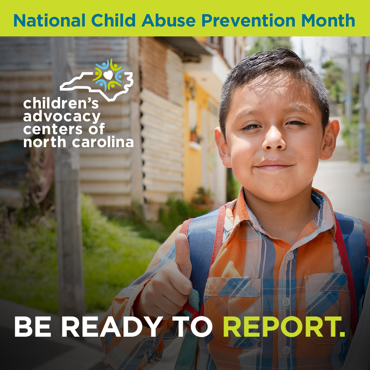 It's National Child Abuse Prevention Month, and you can help protect children in North Carolina! Learn more today and be ready to report. #HopeInAction CACNC.org/report