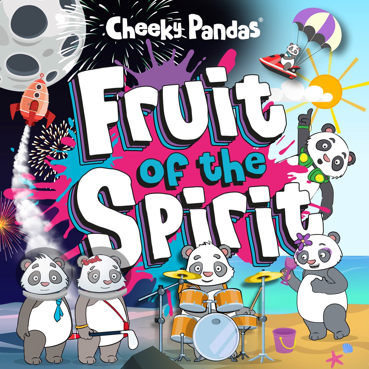 CheekyPandasTV's tweet photo. The countdown is on to the release of the Cheeky Pandas Fruits of the spirit album! Pre-save it here: https://t.co/aR4D7dX9P5 https://t.co/8TIHtBrOxJ