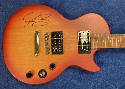Joe Bonamassa Autograph Guitar - LIVE WEIU TV Auction (THURSDAY, APRIL 13, 2023 AT 7 PM – 8:30 PM )