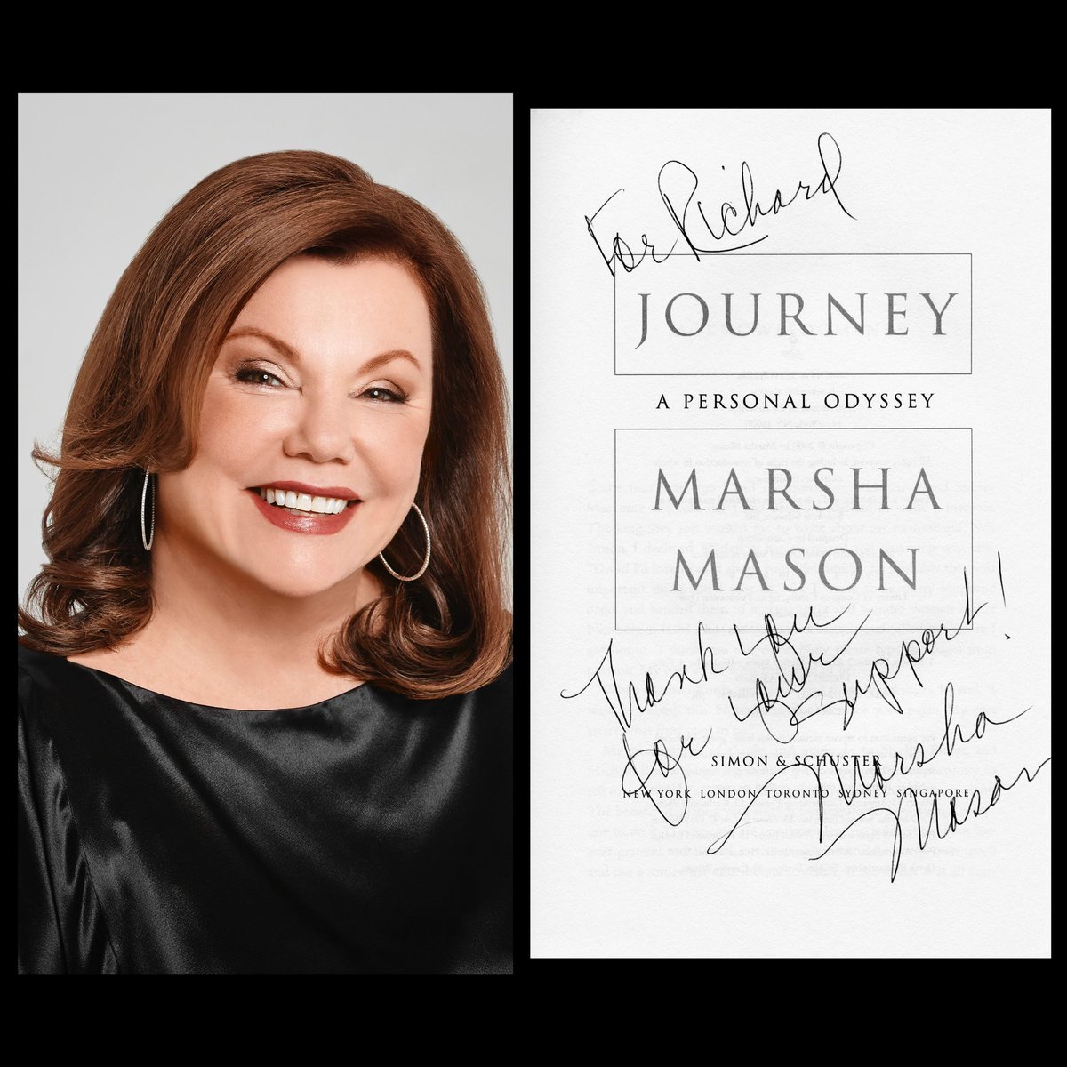 Born April 3, 1942 in St. Louis, Missouri - Happy Birthday to actress Marsha Mason 🎭 * signed copy of ‘Journey: A Personal Odyssey’ by Marsha Mason is from my collection. ⭐️ #MarshaMason