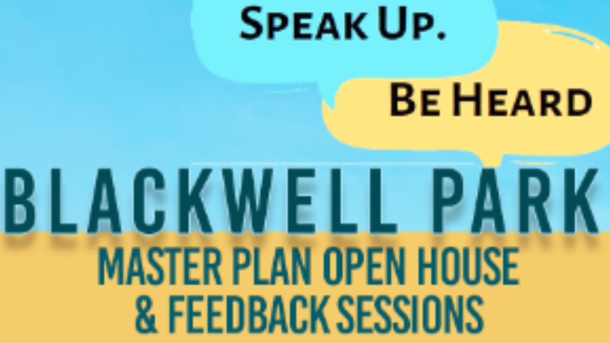 Join us to help design Blackwell Park/Charlie Sydnor Playground! This is an opportunity for residents to share what you'd like to see in the park. Stop by the Blackwell Community Center anytime Thur. 4/6 between 6-8 pm to give your input. Dinner/snacks provided! <a href="/AllianceForBay/">Alliance For The Bay</a>
