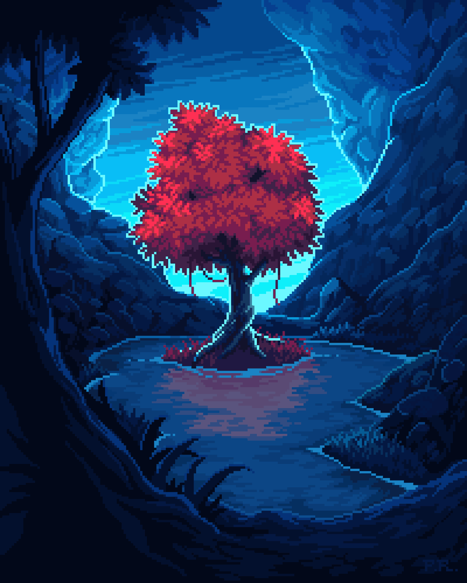 Hi #VisibleWomen!! I'm Paulina Riva and I'm a pixel artist! I really like drawing landscapes and also making art for videogames.