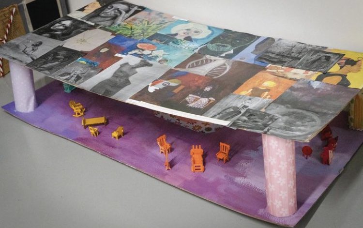 Rebecca’s and Claire’s amazing dollhouses built in our #rebuild workshops! 

Mother’s Day is on at the <a href="/CamdenPT/">Camden People's Theatre</a> on the 23rd and 24th of April 

#cptspring23 #mothersdayCPT