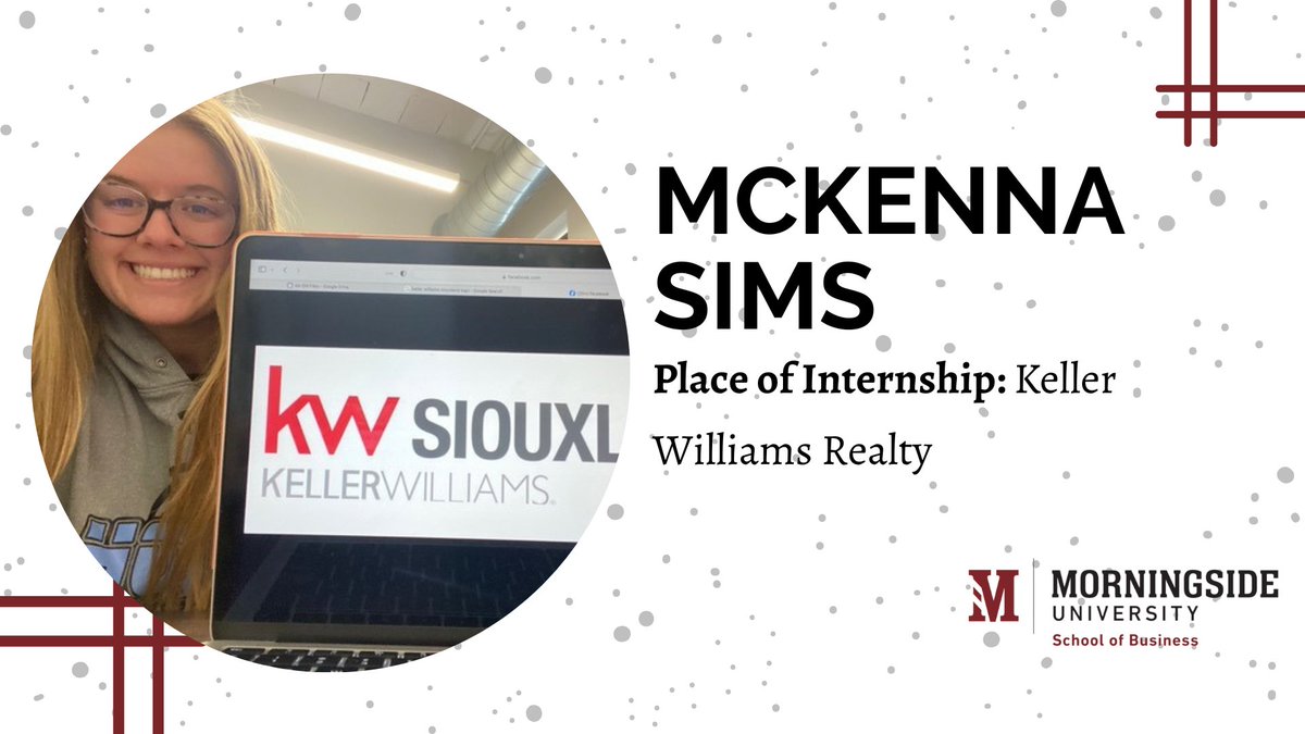 🚨INTERN ALERT🚨

Meet McKenna Sims! Mckenna is a Counseling Psychology major who is interning at Keller Williams Siouxland. Her internship with Keller Williams has allowed her to learn and experience everything there is to know about real estate. 
#msideproud #internalert