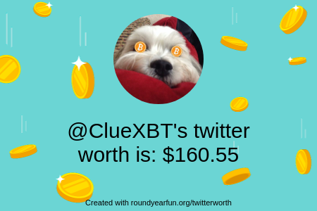 My Twitter worth is: $160.55

Find yours with funroundy.click/twitterworth?g…

⠀